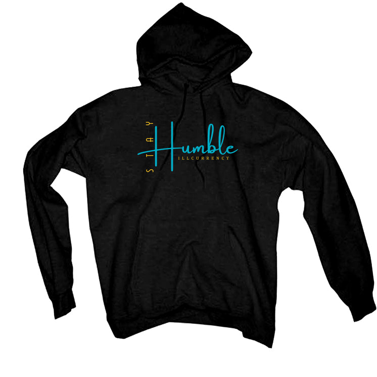 Air Jordan 5 “Aqua” Black T-Shirt (Stay Humble)