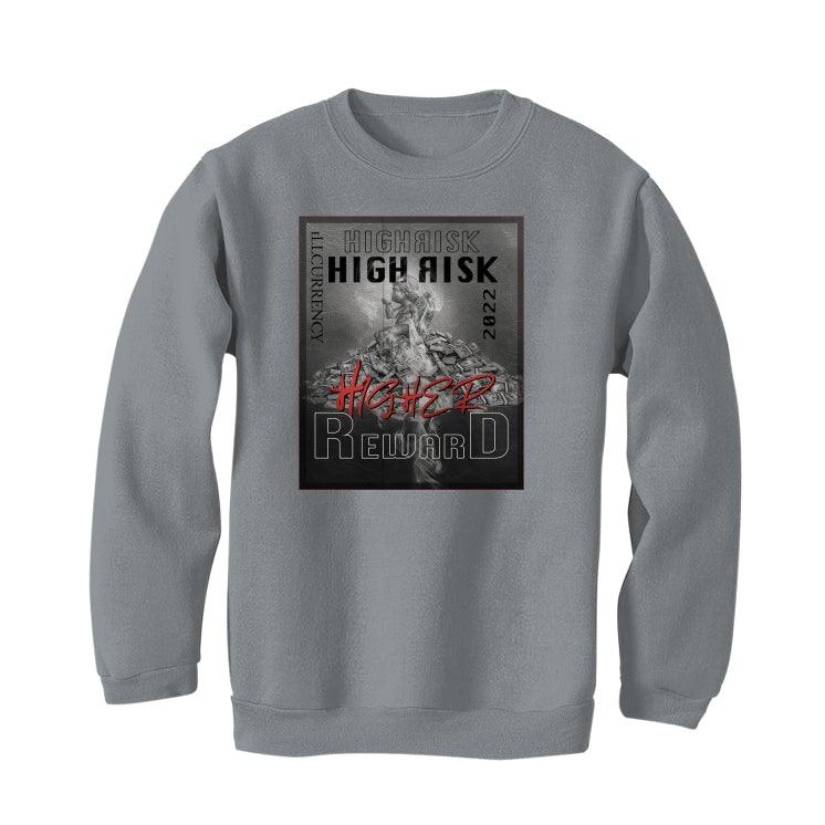 Air Jordan 4 “Infrared” Grey T-Shirt (HIGHER REWARD) - illCurrency Sneaker Matching Apparel