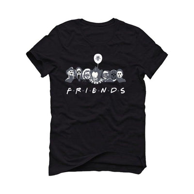 Air Jordan 5 “Oreo”2021 Black T-Shirt (Friends) - illCurrency Sneaker Matching Apparel