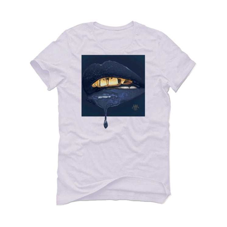 Air Jordan 13 Retro French Blue - White T-Shirt (LIPSTICK)