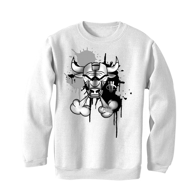 Air Jordan 1 Retro High '85 OG 'Black White' - White T-Shirt (Iron Bull)