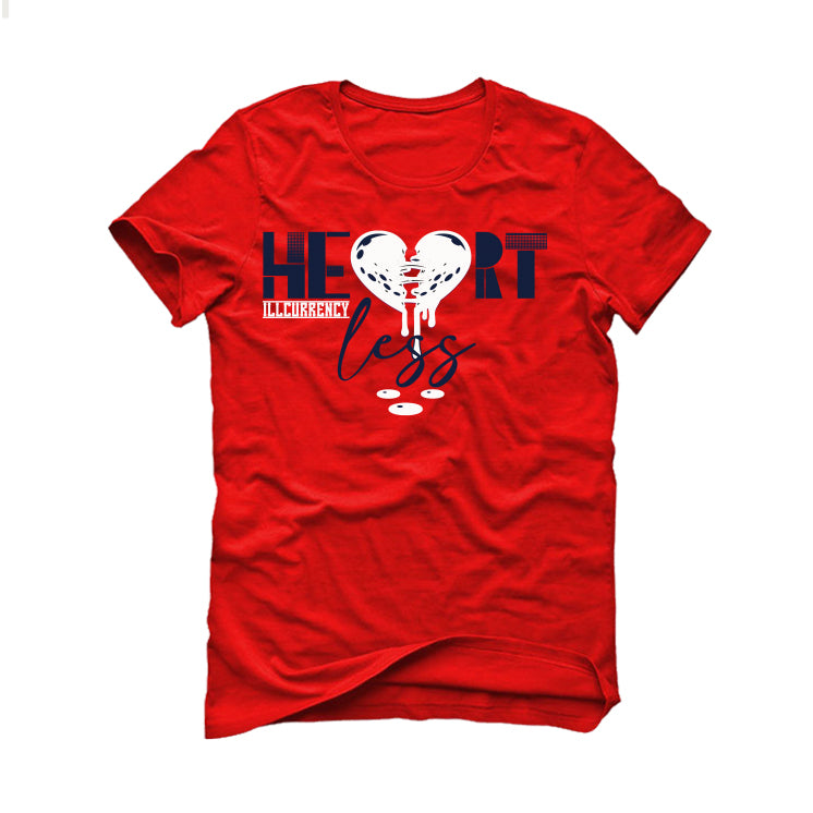 The Air Jordan 1 Mid SE  "USA" | illCurrency Red T-Shirt (Heartless)