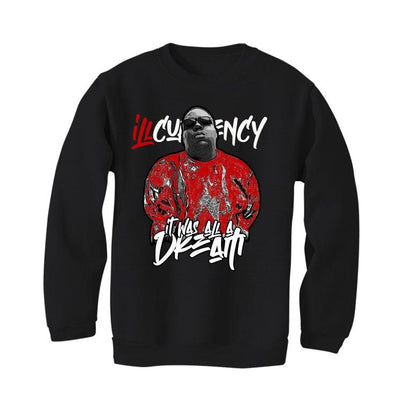 Air Jordan 4 “Red Thunder” Black T-Shirt (Was all a dream) - illCurrency Sneaker Matching Apparel