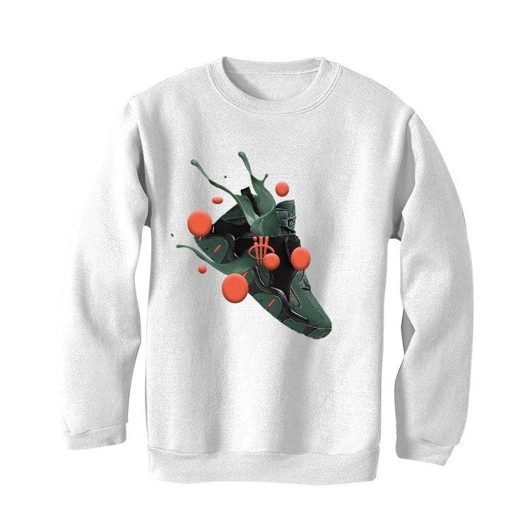 Nike Air Barrage Mid Orange Green White T-Shirt (SPLASH) - illCurrency Sneaker Matching Apparel