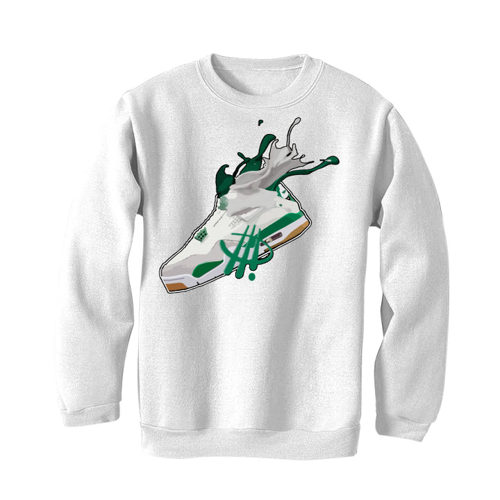 Nike SB x Air Jordan 4 “Pine Green” | illcurrency White T-Shirt (SPLASH)