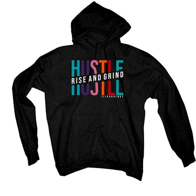 Nike LeBron 18 "Best 10-18" Black T-Shirt (Hustle rise and grind) - illCurrency Sneaker Matching Apparel