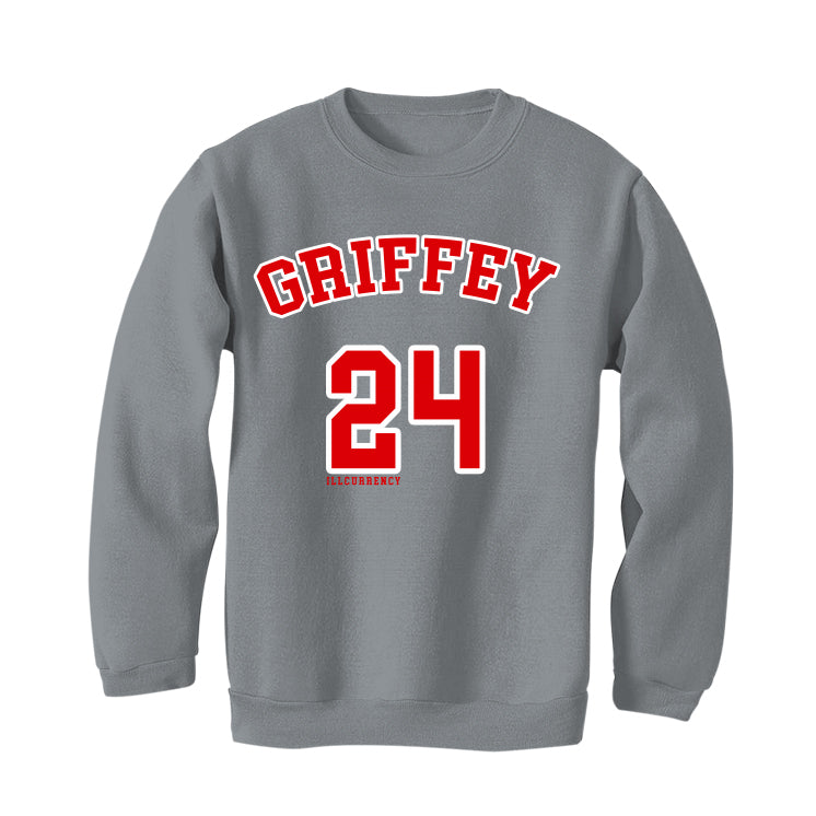 Nike Air Griffey Max 1 “Cincinnati Reds” Grey T-Shirt (Griffey 24)