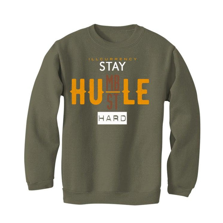 Nike Dunk Low Dusty Olive Gold Military Green T-Shirt (Stay Humble Hustle Hard) - illCurrency Sneaker Matching Apparel