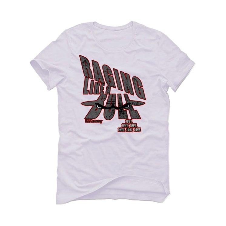 Air Jordan 5 Raging Bull White T-Shirt (RAGING LIKE A BULL (CLASSIC GREY)) - illCurrency Sneaker Matching Apparel