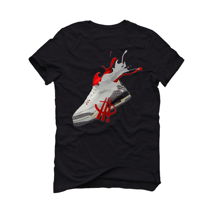 Air Jordan 3 “White Cement Reimagined” | illcurrency Black T-Shirt (SPLASH)