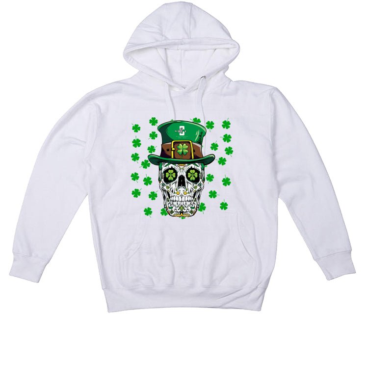 St. Pattys Collection White T-Shirt (St pattys cool skeleton)
