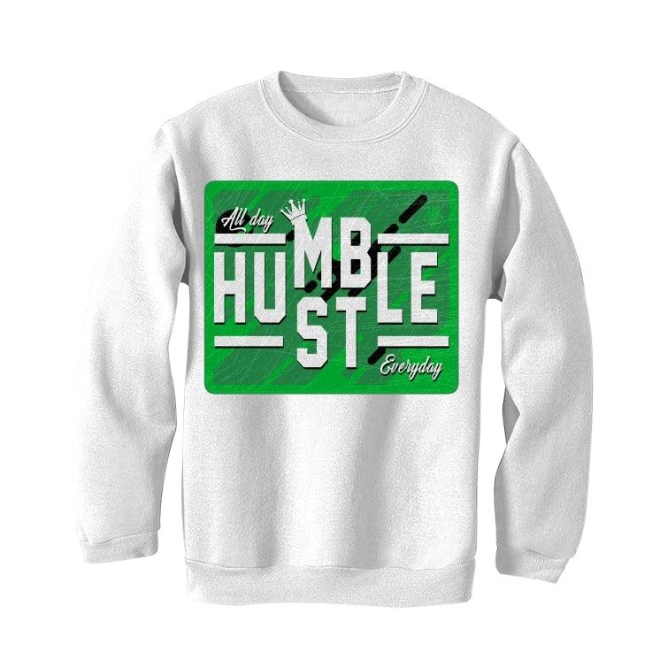 Air Jordan 4 (METALLIC PACK) GREEN 2020 White T-Shirt (ALWAYS HUSTLE) - illCurrency Sneaker Matching Apparel