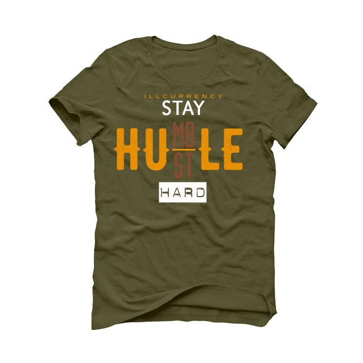 Nike Dunk Low Dusty Olive Gold Military Green T-Shirt (Stay Humble Hustle Hard) - illCurrency Sneaker Matching Apparel