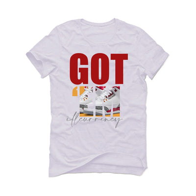 Air Jordan 3 “Cardinal” White T-Shirt (Got Em)
