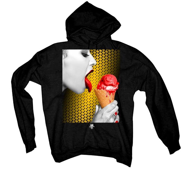 Air Jordan 14 black Ferrari Black T-Shirt (Lick it) - illCurrency Sneaker Matching Apparel