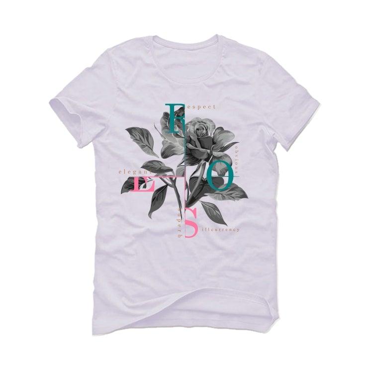 Air Jordan 10 "Super Bowl Miami" White T-Shirt (Roses) - illCurrency Sneaker Matching Apparel