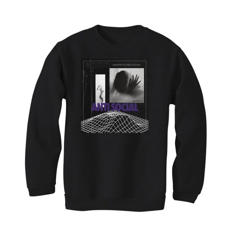 Air Jordan 13 “Court Purple” Black T-Shirt (ANTI SOCIAL) - illCurrency Sneaker Matching Apparel