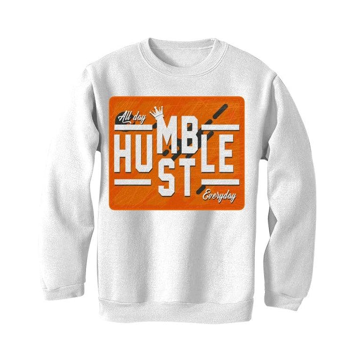 AIR JORDAN 4 (METALLIC PACK) ORANGE 2020 White T-Shirt (always hustle) - illCurrency Sneaker Matching Apparel