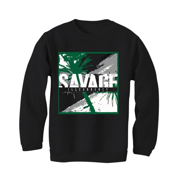 Air Jordan 3 “Pine Green” Black T-Shirt (SAVAGE) - illCurrency Sneaker Matching Apparel