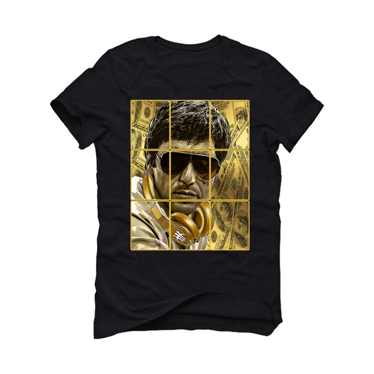 Air Jordan 12 “Black Taxi” Black T-Shirt (PACINO)