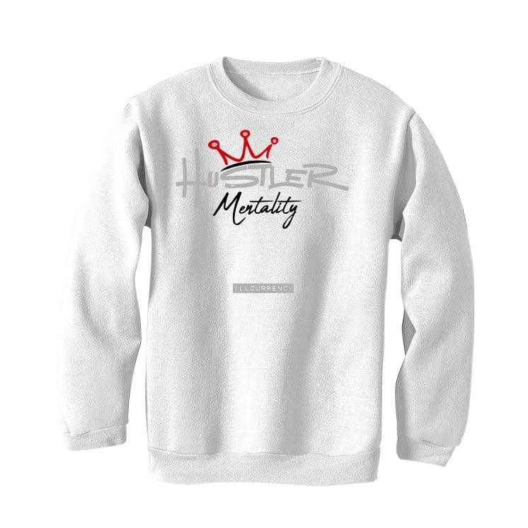 Air Jordan 4 Retro “White Oreo" 2021 White T-Shirt (Hustler Mentality) - illCurrency Sneaker Matching Apparel