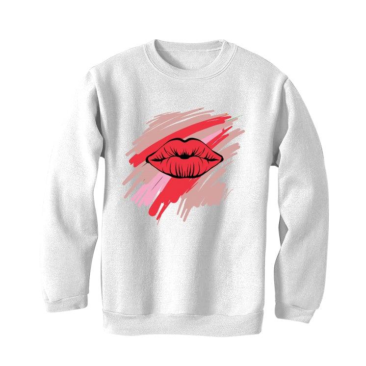 Air Jordan 3 “Rust Pink” 2021 White T-Shirt (Lips) - illCurrency Sneaker Matching Apparel