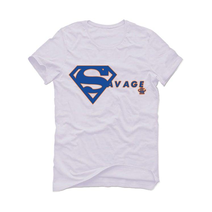 AIR JORDAN 3 “KNICKS” White T-Shirt (super savage) - illCurrency Sneaker Matching Apparel