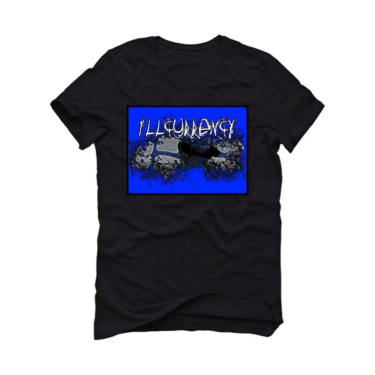Jordan 13 “Hyper Royal” 2020 Black T-Shirt (Shattered kicks) - illCurrency Sneaker Matching Apparel
