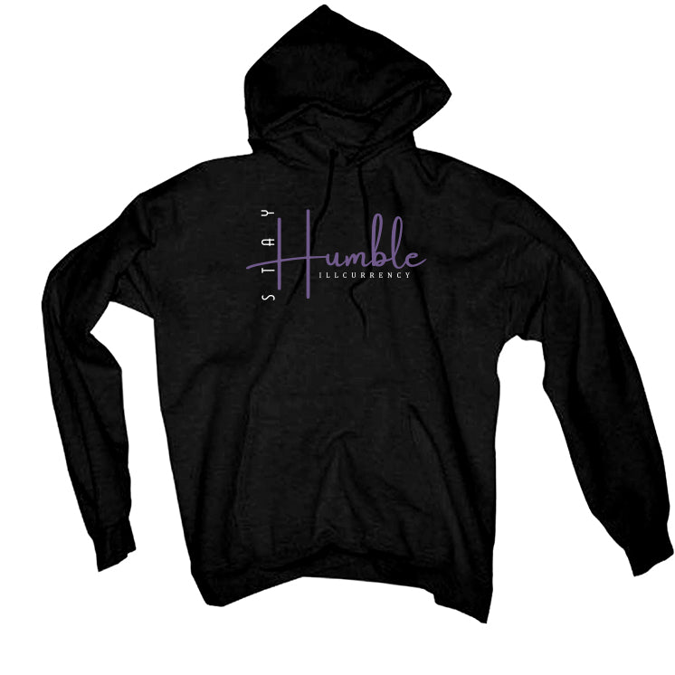 A Ma Maniere x Air Jordan 4 SP "Violet Ore" Black T-Shirt (Stay Humble)