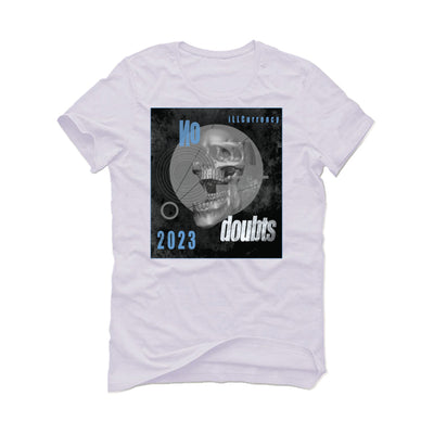 AIR JORDAN 1 HIGH OG “UNIVERSITY BLUE”| ILLCURRENCY White T-Shirt (NO DOUBTS)