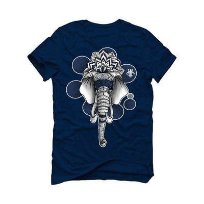 Air Jordan 13 “Obsidian” 2021 Navy Blue T-Shirt (Elephant) - illCurrency Sneaker Matching Apparel