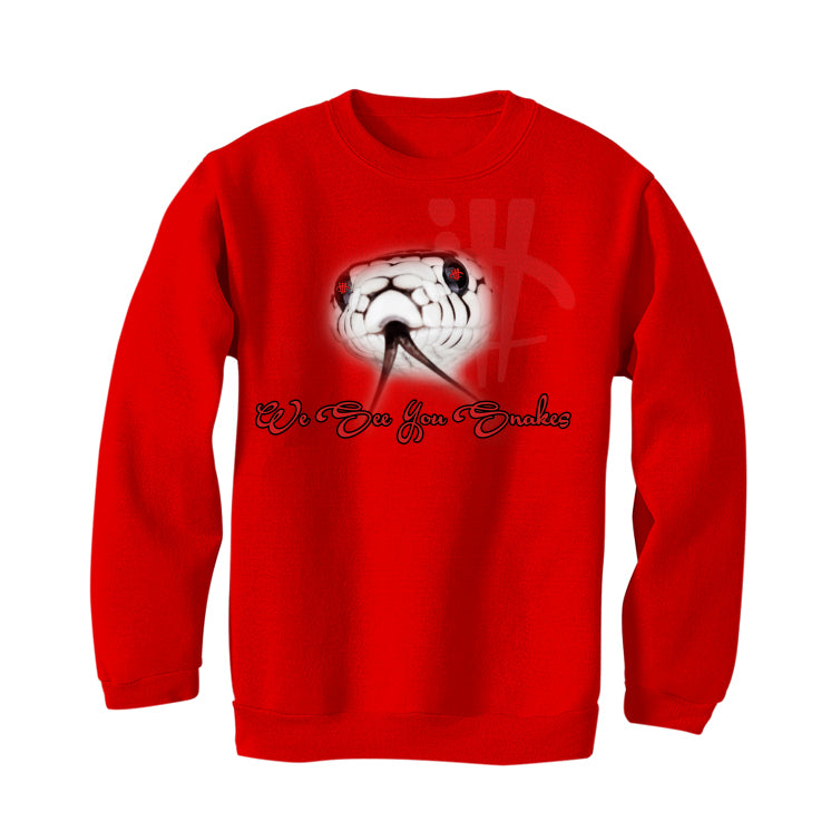 Air Jordan 3 “Fire Red” OG Red T-Shirt (We See You Snakes)