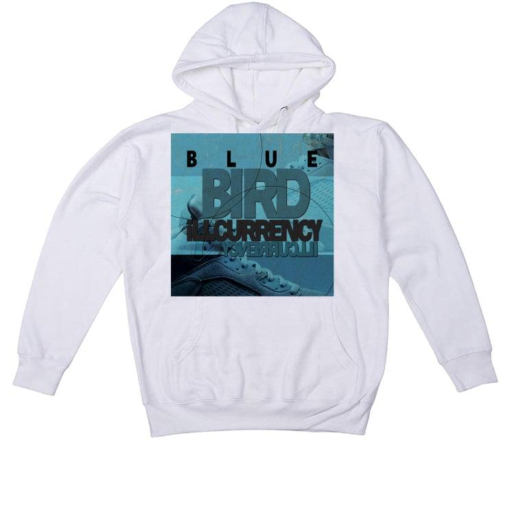 Air Jordan 5 Retro WMNS "Blue Bird" White T-Shirt (BLUE BIRD) - illCurrency Sneaker Matching Apparel