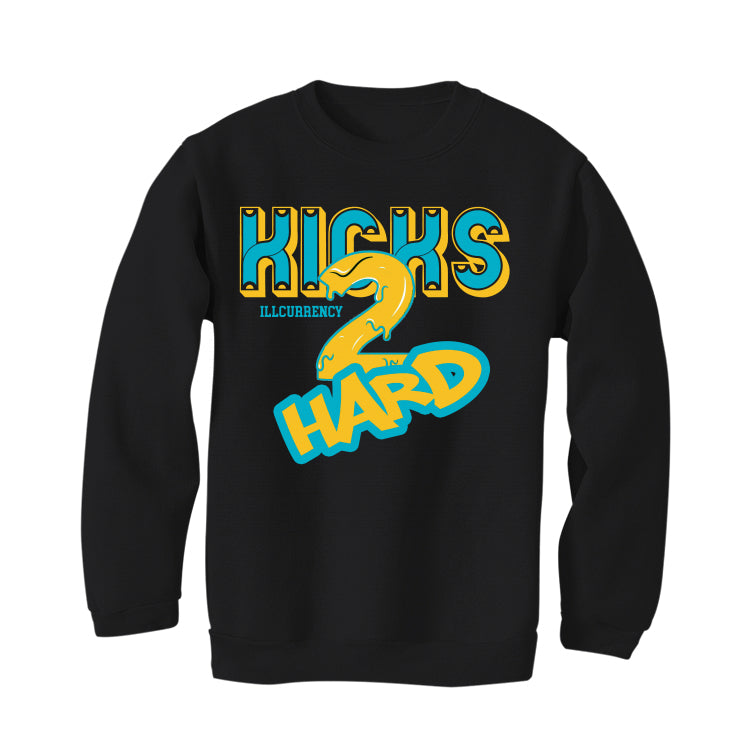 Air Jordan 5 “Aqua” Black T-Shirt (Kicks 2 Hard)