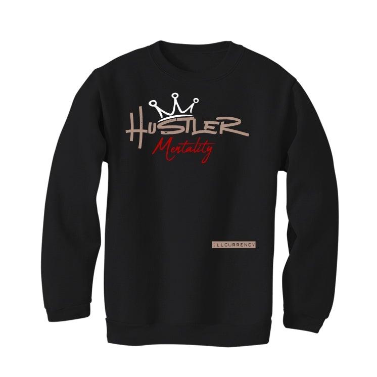 Air Jordan 4 Taupe Haze 2021 Black T-Shirt (Hustler Mentality) - illCurrency Sneaker Matching Apparel