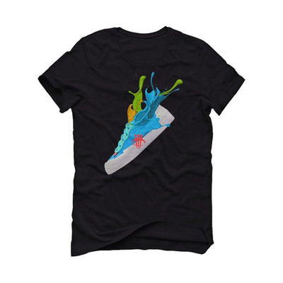 sacai x KAWS x Nike Blazer Low "Neptune Blue" Black T-Shirt (SPLASH 1) - illCurrency Sneaker Matching Apparel
