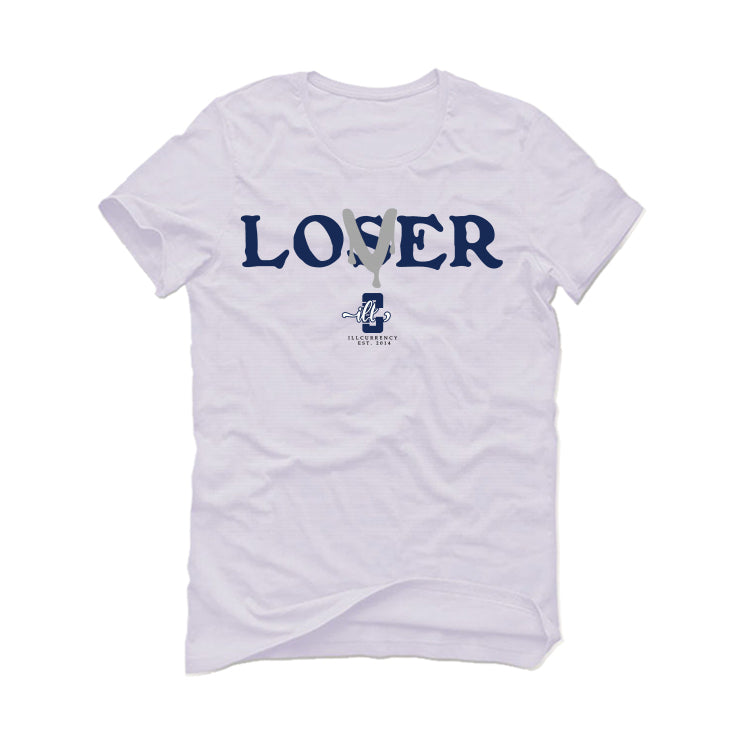 Air Jordan 6 “Midnight Navy” | illCurrency White T-Shirt (Loser)