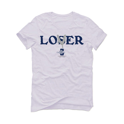 Air Jordan 6 “Midnight Navy” | illCurrency White T-Shirt (Loser)