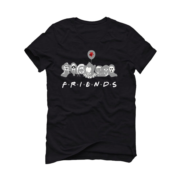 Air Jordan 9 “Particle Grey” Black T-Shirt (F R I E N D S)