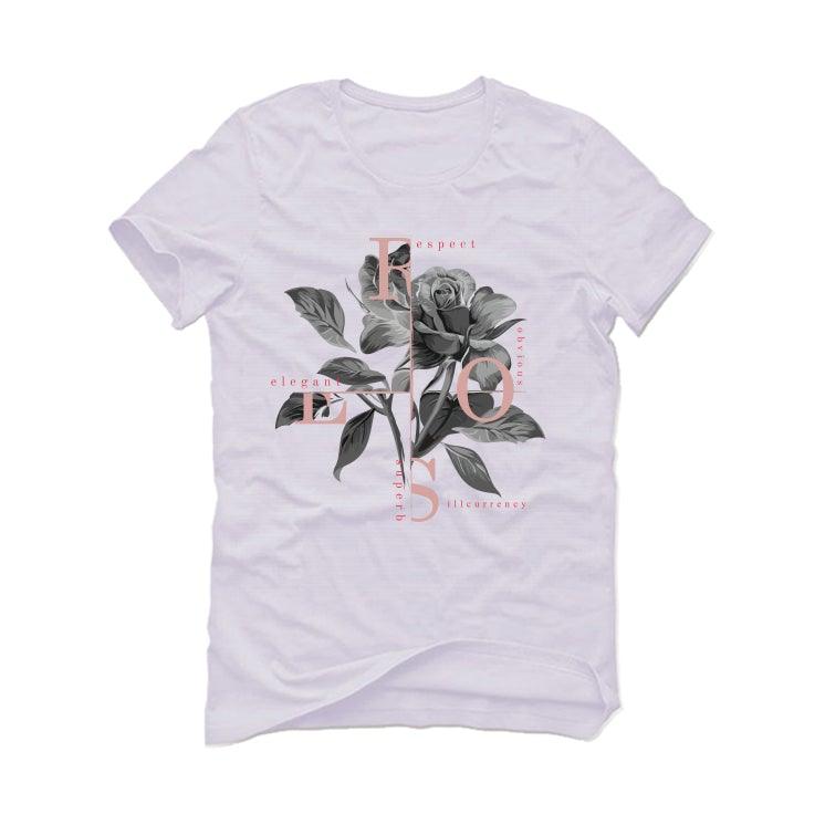Air Jordan 3 “Rust Pink” 2021 White T-Shirt (Roses) - illCurrency Sneaker Matching Apparel