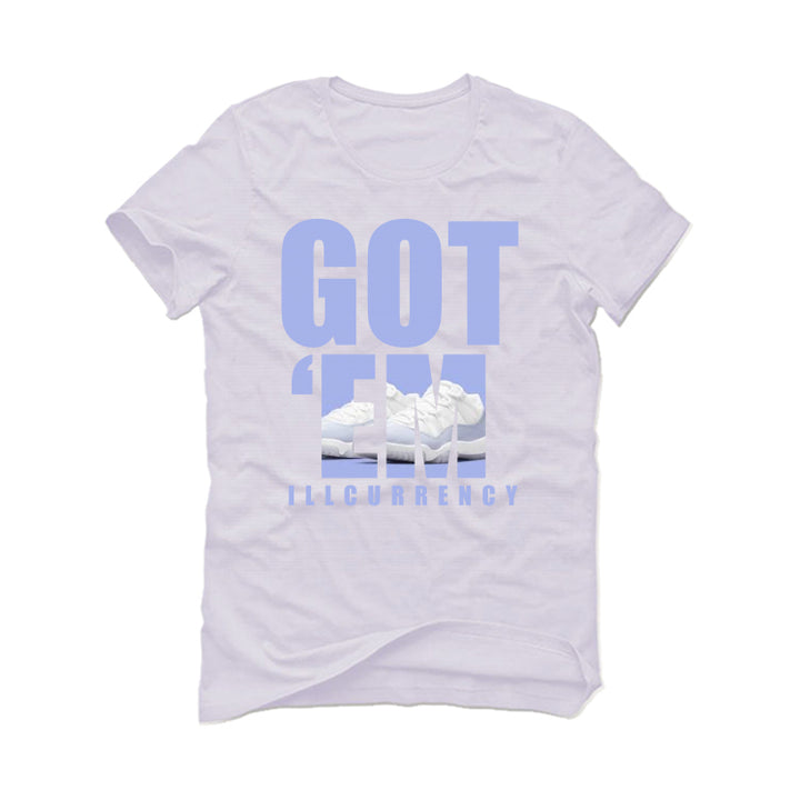 Air Jordan 11 Low "Pure Violet" | illcurrency White T-Shirt (Got Em)