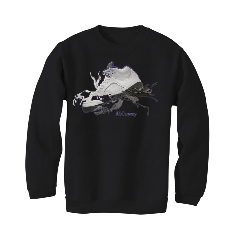 Air Jordan 5 “Concord” Black T-Shirt (SPLASH SHOE)