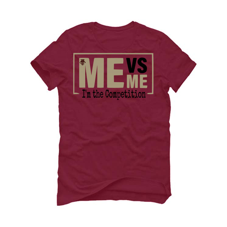 Air Jordan 7 “Black Olive” Maroon T-Shirt (Me vs Me)