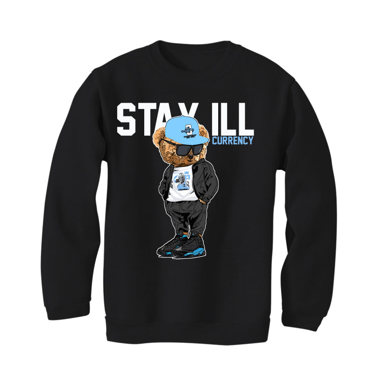 Air Jordan 13 “Black UNC” Black T-Shirt (Stay ill Bear)