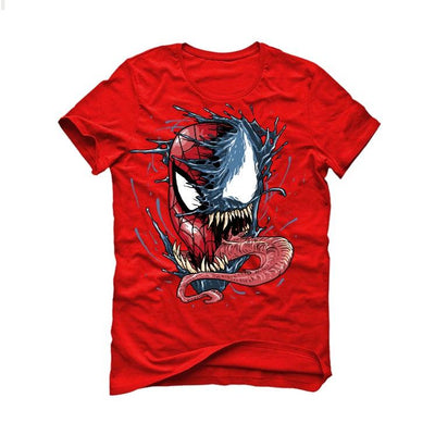 Air Jordan 12 “Twist” 2021 Red T-Shirt (Spiddy and venom) - illCurrency Sneaker Matching Apparel