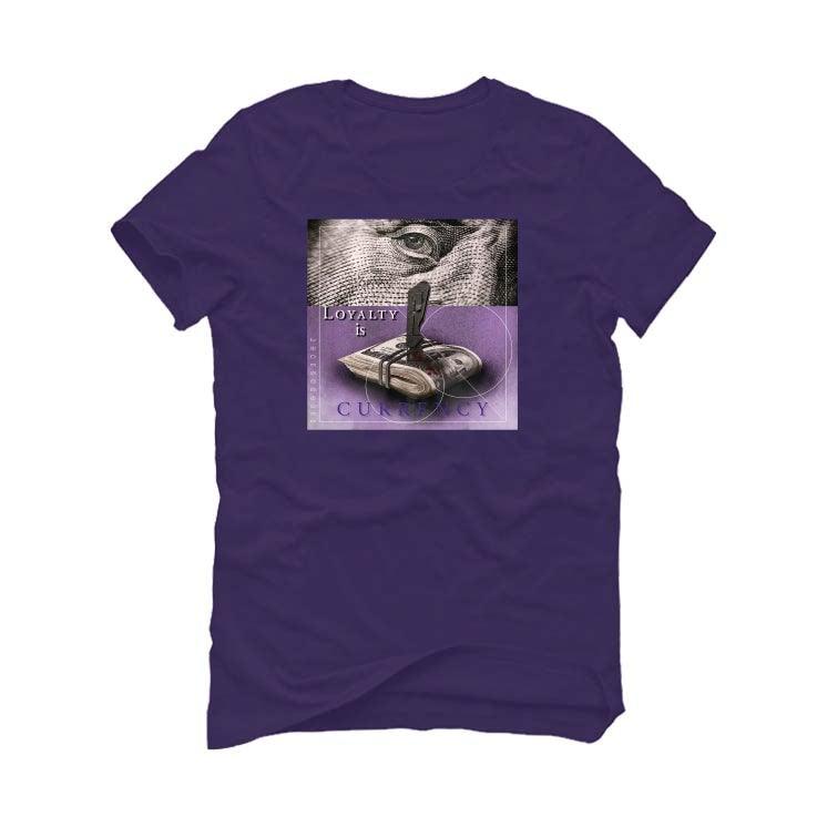 WOMEN'S DUNK LOW OG PURPLE PULSE Purple T-Shirt (LOYALTY IS CURRENCY) - illCurrency Sneaker Matching Apparel