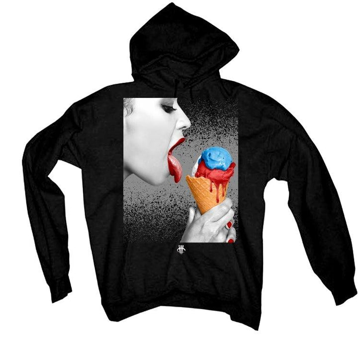 Air Jordan 4 What The Black T-Shirt (Lick It) - illCurrency Sneaker Matching Apparel