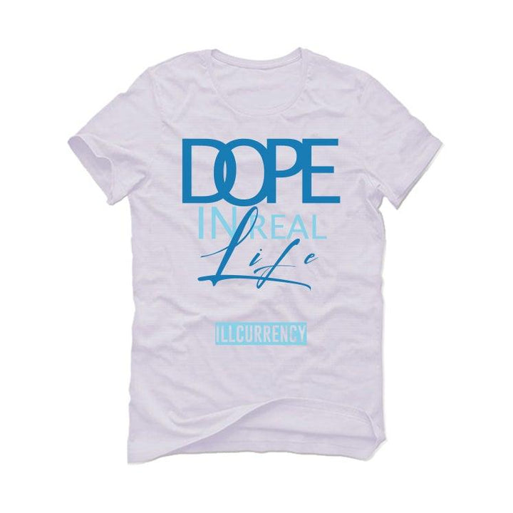 Nike Dunk Low "Dark Marina Blue" White T-Shirt (DOPE) - illCurrency Sneaker Matching Apparel