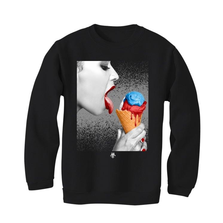 Air Jordan 4 What The Black T-Shirt (Lick It) - illCurrency Sneaker Matching Apparel