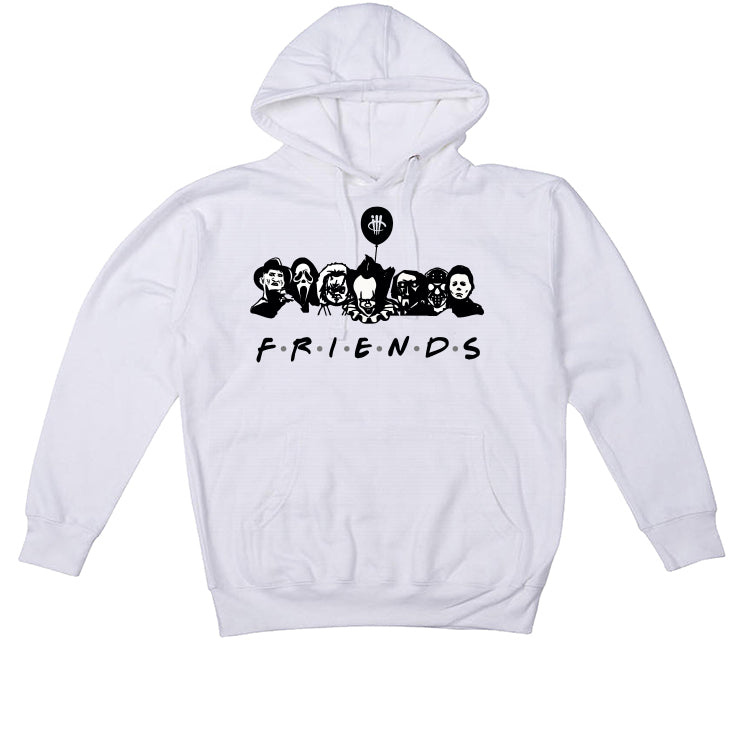 Air Jordan 1 Mid "Diamond" White T-Shirt (F R I E N D S)